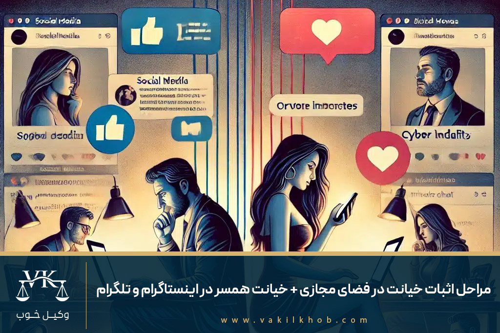 مراحل اثبات خیانت در فضای مجازی